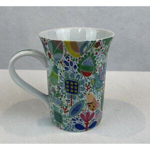 Punctuate Colorful Paisley Bird Porcelain Coffee Mug by Barnes & Noble
